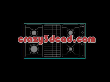 Kitchen stove CAD blocks 03